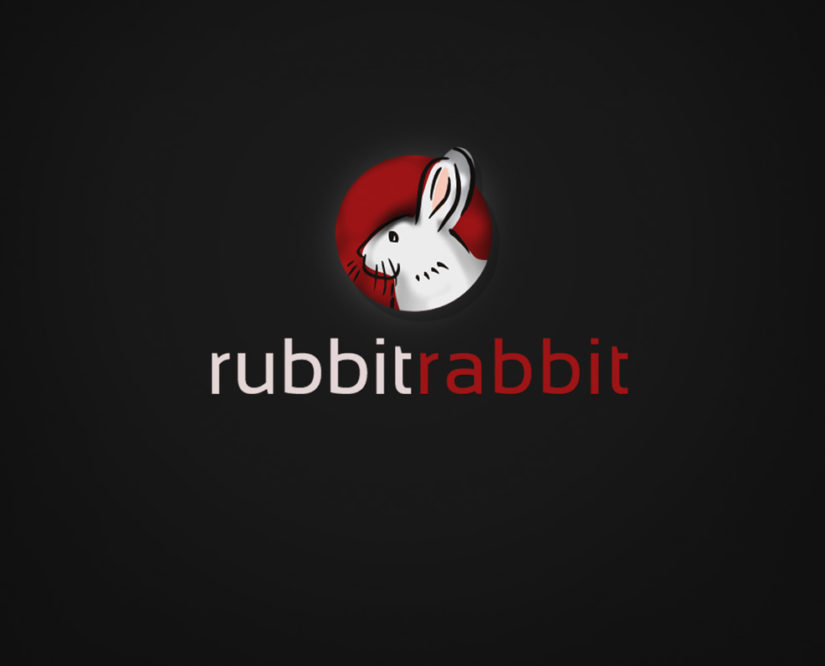 rabbit free logo design psd
