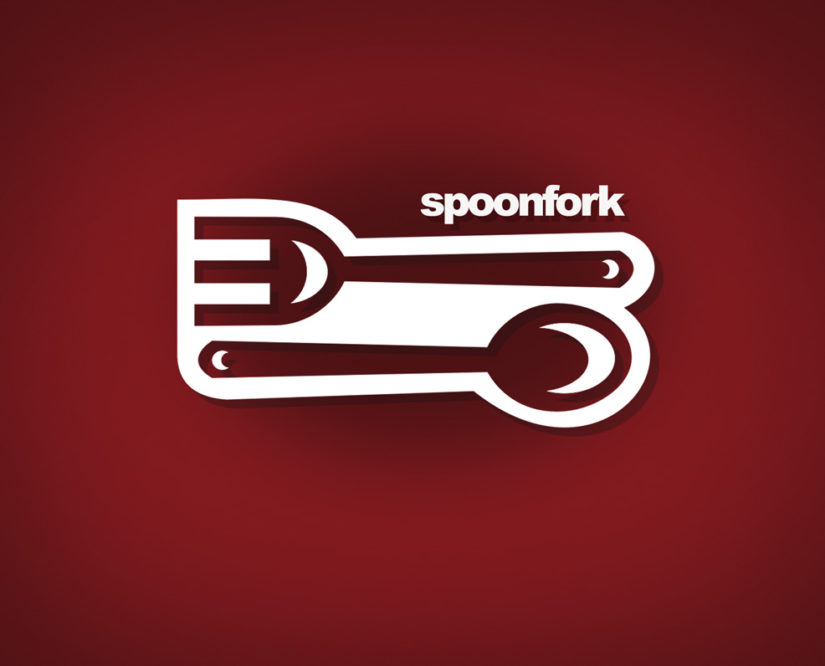 spoon fork restaurant free logo design