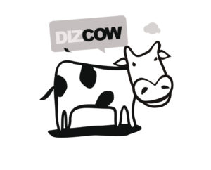 dizy cow free logo design download the psd