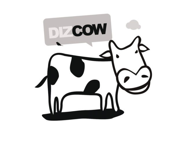 dizy cow free logo design download the psd