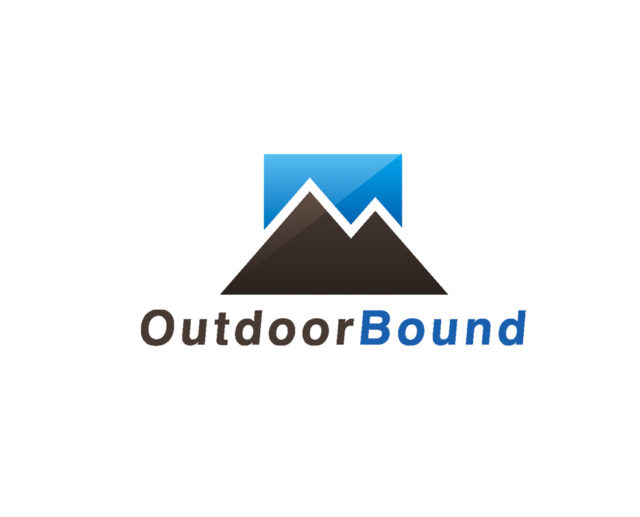 outdoor mountain logo design download vector