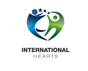 International hearts logo download psd and vector
