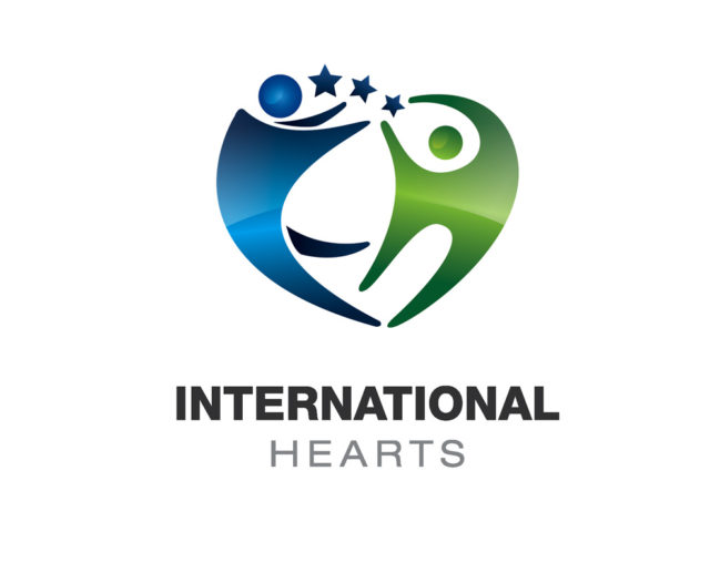 International hearts logo download psd and vector