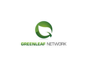 Green leaf logo design download